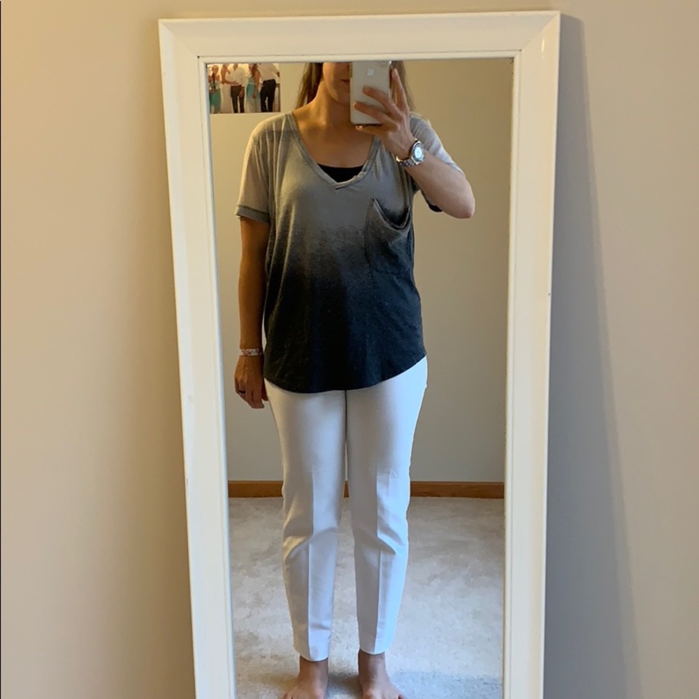 Ombré gray VS Tee shop small tee with pocket